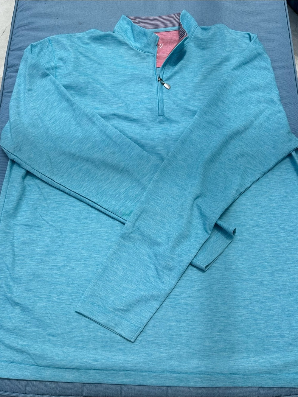 johnnie-O Coral Heather Logo Tee with Surf Graphic - Picture 6 of 11